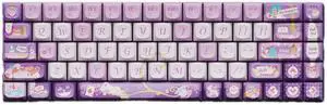 LOFREE Keycap Adaptor for Small Warp 68-Key Wireless Mechanical Keyboard - Multi-themed design, oil-resistant PBT material, retro/vintage/modern style, compatible with Cherry MX Switch DIY