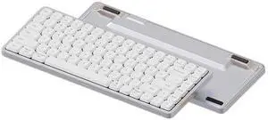 LOFREE OE915 XiaoShun 84-Key Minimalist Compact Mechanical Keyboard - Gasket Mount POM Flat Switches for Windows/Mac, All Aluminum Frame, PBT Keycaps, RGB Backlighting, Dual-Mode Connection Function