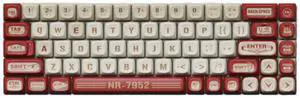 LOFREE Keycap Adaptor for Small Warp 68-Key Wireless Mechanical Keyboard - Multi-themed design, oil-resistant PBT material, retro/vintage/modern style, compatible with Cherry MX Switch DIY - 68-key