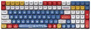 LOFREE Keycap Adaptor Small Warp 100 Key Wireless Mechanical Keyboard - Multi-themed design, oil-resistant PBT material, retro/vintage/modern style, compatible with Cherry MX Switch DIY
