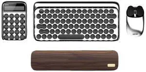 LOFREE Knight Set DOT Dot Wireless Mechanical Keyboard Gift Box - 5-Piece Collection, Bluetooth/Wired Dual-Mode, Multi-System Compatible (Windows/Mac/iOS/Android), Sleek Stealth Design