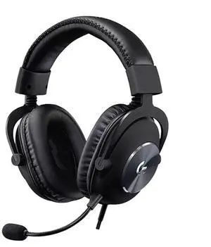 Logitech GPROX Pro Player Gaming Wired Headset with Microphone,  7.1 surround sound, Blue VOICE broadcast filter, External USB sound card ,PRO-G 50mm audio drivers, for Windows® 7 or higher, black