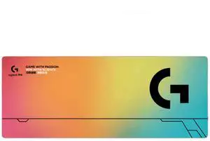 Logitech DESK MAT Large Fine Surface gaming Mouse Pad, 28*12*0.2in, Long Thickened, Non-Slip Rubber Backing, Low Friction, 70cm*30cm*0.3cm, F005-12 Orange yellow