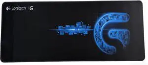 Logitech DESK MAT Large Fine Surface gaming Mouse Pad, 28*12*0.2in, Long Thickened, Non-Slip Rubber Backing, Low Friction, 70cm*30cm*0.3cm, F005-3 black blue Logitech DESK MAT Large Fine Surface gaming Mouse Pad, 28*12*0.2in, Long Thickened, Non-Slip Rubber Backing, Low Friction, 70cm*30cm*0.3cm, F005-3 black blue