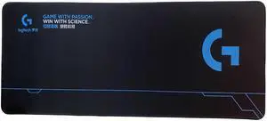 Logitech DESK MAT Large Fine Surface gaming Mouse Pad, 28*12*0.2in,  Long Thickened, Non-Slip Rubber Backing, Low Friction, 70cm*30cm*0.3cm, Black