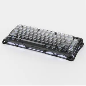 GravaStar Cocoon 75 Tri-Mode Mechanical Keyboard , Gasket Mount, Metal Frame, RGB Backlit, Wireless/Wired/Bluetooth, Home & Gaming Keyboard, Gradient Black GravaStar Cocoon 75 Tri-Mode Mechanical Keyboard , Gasket Mount, Metal Frame, RGB Backlit, Wireless/Wired/Bluetooth, Home & Gaming Keyboard, Gradient Black