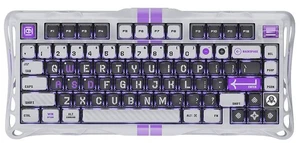GravaStar Magnetic Switch Gaming Keyboard , Full Aluminum Frame, Wired Single-Mode, RGB Backlit, 8K Polling Rate,V75 Mecha Gray GravaStar Magnetic Switch Gaming Keyboard , Full Aluminum Frame, Wired Single-Mode, RGB Backlit, 8K Polling Rate,V75 Mecha Gray