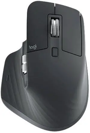 Logitech MX Master 3S - Wireless Performance Mouse, with Ultra-fast Scrolling, Ergo, 8K DPI, Track on Glass, Quiet Clicks, USB-C, Bluetooth, Windows, Linux, Chrome -Graphite, black Logitech MX Master 3S - Wireless Performance Mouse, with Ultra-fast Scrolling, Ergo, 8K DPI, Track on Glass, Quiet Clicks, USB-C, Bluetooth, Windows, Linux, Chrome -Graphite, black