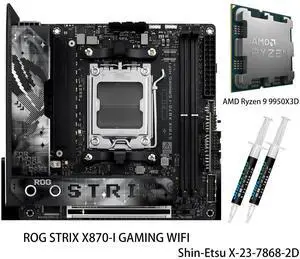 ASUS TUF GAMING B650EM-PLUS WIFI Motherboard & AMD Ryzen 7 9800X3D