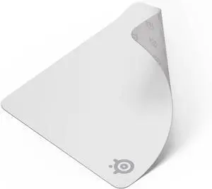 SteelSeries QcK Heavy Gaming Mouse Pad, White, Large, 6mm Thick, Non-Slip Rubber Base, Exslusive MicrofiberSurface, Stitched Edges, Optimized for All Sensors, 450 mm x 400 mm - FPS, MOBAs, RTS, MMO SteelSeries QcK Heavy Gaming Mouse Pad, White, Large, 6mm Thick, Non-Slip Rubber Base, Exslusive MicrofiberSurface, Stitched Edges, Optimized for All Sensors, 450 mm x 400 mm - FPS, MOBAs, RTS, MMO