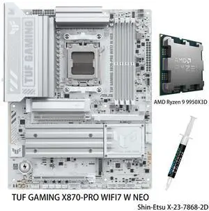 ASUS TUF GAMING B850 PLUS WIFI Motherboard & AMD Ryzen 7 9800X3D