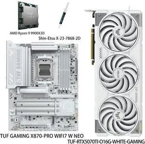 ASUS TUF BTF white GeForce RTX 5070 Ti BTF OC Edition 16GB GDDR7