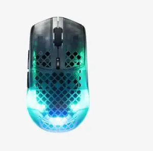 SteelSeries Aerox 3 Gen 2 Wireless Ultra-Light Gaming Mouse, 4K Polling Rate Quantum 4.0, TrueMove 26K DPI Sensor, 68g Honeycomb Shell, IP54 Water & Dust, 200 Hours Battery Life, 3-Zone RGB, Black SteelSeries Aerox 3 Gen 2 Wireless Ultra-Light Gaming Mouse, 4K Polling Rate Quantum 4.0, TrueMove 26K DPI Sensor, 68g Honeycomb Shell, IP54 Water & Dust, 200 Hours Battery Life, 3-Zone RGB, Black