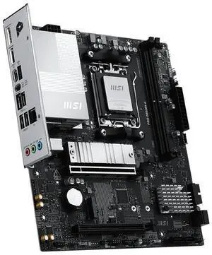 MSI PRO B850M-G Motherboard, Supports CPUs: 9800X3D, 9850X3D, 9700X, 9600X (AMD B850/AM5 Socket) MSI PRO B850M-G Motherboard, Supports CPUs: 9800X3D, 9850X3D, 9700X, 9600X (AMD B850/AM5 Socket)