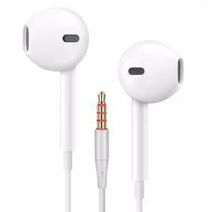 AULA 3.5mm Wired Earbuds with Microphone, In-Ear Headphones Stereo Sound Earphones, Universal 3.5mm Jack for Phone, Laptop, PC, MP3 Player, WHITE AULA 3.5mm Wired Earbuds with Microphone, In-Ear Headphones Stereo Sound Earphones, Universal 3.5mm Jack for Phone, Laptop, PC, MP3 Player, WHITE