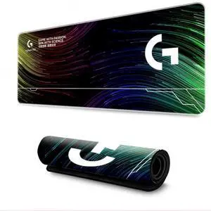 Logitech DESK MAT Large Fine Surface gaming Mouse Pad, 31.5*12*0.2in, Long Thickened, Non-Slip Rubber Backing, Low Friction, 80cm*30cm*0.3cm, F005-8 black green yellow Logitech DESK MAT Large Fine Surface gaming Mouse Pad, 31.5*12*0.2in, Long Thickened, Non-Slip Rubber Backing, Low Friction, 80cm*30cm*0.3cm, F005-8 black green yellow