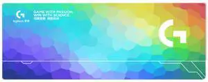 Logitech DESK MAT Large Fine Surface gaming Mouse Pad, 31.5*12*0.2 in, Long Thickened, Non-Slip Rubber Backing, Low Friction, 80cm*30cm*0.3cm, F005-10-colorful Logitech DESK MAT Large Fine Surface gaming Mouse Pad, 31.5*12*0.2 in, Long Thickened, Non-Slip Rubber Backing, Low Friction, 80cm*30cm*0.3cm, F005-10-colorful