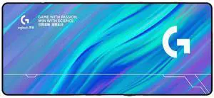 Logitech DESK MAT Large Fine Surface gaming Mouse Pad, 31.5*12*0.2in, Long Thickened, Non-Slip Rubber Backing, Low Friction, 80cm*30cm*0.3cm, F005-11 Blue green purple Logitech DESK MAT Large Fine Surface gaming Mouse Pad, 31.5*12*0.2in, Long Thickened, Non-Slip Rubber Backing, Low Friction, 80cm*30cm*0.3cm, F005-11 Blue green purple