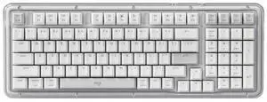 Logitech Alto Keys K98M Wireless Mechanical Keyboard-Office/Gaming-gasket construction design, translucent case, marble shaft, Bluetooth/2.4G, Windows/macOS/ChromeOS/iPadOS support,white Logitech Alto Keys K98M Wireless Mechanical Keyboard-Office/Gaming-gasket construction design, translucent case, marble shaft, Bluetooth/2.4G, Windows/macOS/ChromeOS/iPadOS support,white