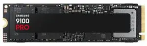SAMSUNG 9100 PRO 1TB Internal NVMe M.2 2280 SSD, PCIe Gen5 x4 NVMe 2.0, Up to 14700MB/s Read 13300MB/s Write, V-NAND TLC, 1GB Cache, 600TBW, AES 256 Encryption, Max 9g, Gaming PC Laptop Storage SAMSUNG 9100 PRO 1TB Internal NVMe M.2 2280 SSD, PCIe Gen5 x4 NVMe 2.0, Up to 14700MB/s Read 13300MB/s Write, V-NAND TLC, 1GB Cache, 600TBW, AES 256 Encryption, Max 9g, Gaming PC Laptop Storage