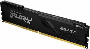 Kingston FURY Beast Single 8GB DDR4 3600MT/s PC4-28800 CL17 17-21-21 Timing 1.35V Non-ECC Unbuffered 288Pin UDIMM Standard Desktop Computer Memory RAM Compatible Intel AMD Motherboard Kingston FURY Beast Single 8GB DDR4 3600MT/s PC4-28800 CL17 17-21-21 Timing 1.35V Non-ECC Unbuffered 288Pin UDIMM Standard Desktop Computer Memory RAM Compatible Intel AMD Motherboard