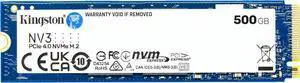 Kingston NV3 500GB Internal M.2 2280 PCIe 4.0 x4 NVMe Solid State Drive, Up to 5000MB/s Read 3500MB/s Write, TLC NAND, 300TBW Endurance, Desktop Laptop Gaming Storage SSD Kingston NV3 500GB Internal M.2 2280 PCIe 4.0 x4 NVMe Solid State Drive, Up to 5000MB/s Read 3500MB/s Write, TLC NAND, 300TBW Endurance, Desktop Laptop Gaming Storage SSD