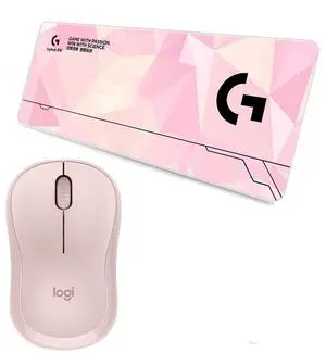 Logitech M221 Pink Silent Wireless Mouse & F005-14 Large Desk Mat Combo, Symmetrical Design 1000DPI 3 Buttons Mini Receiver Home Office Mouse, 70×30cm Thick Non-Slip Low Friction Desk Pad Set Logitech M221 Pink Silent Wireless Mouse & F005-14 Large Desk Mat Combo, Symmetrical Design 1000DPI 3 Buttons Mini Receiver Home Office Mouse, 70×30cm Thick Non-Slip Low Friction Desk Pad Set