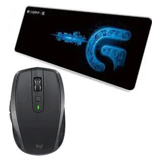 Logitech MX Anywhere 2S Wireless Mouse + DESK MAT F005-3 black blue Fine Surface Mouse Pad Combo, 4000 DPI Darkfield Tracking, Multi-Device Connection, 80cm*30cm Low Friction, Long Thickened, Non-Slip Logitech MX Anywhere 2S Wireless Mouse + DESK MAT F005-3 black blue Fine Surface Mouse Pad Combo, 4000 DPI Darkfield Tracking, Multi-Device Connection, 80cm*30cm Low Friction, Long Thickened, Non-Slip