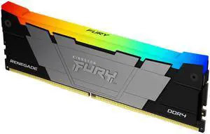Kingston FURY Renegade 16GB DDR4 RGB Single Desktop Memory, 3200MT/s PC4-25600 CL16 16-18-18 1.35V XMP 2.0 Non-ECC Unbuffered 288-pin UDIMM, for Intel & AMD Motherboard, KF432C16RB12A/16 Kingston FURY Renegade 16GB DDR4 RGB Single Desktop Memory, 3200MT/s PC4-25600 CL16 16-18-18 1.35V XMP 2.0 Non-ECC Unbuffered 288-pin UDIMM, for Intel & AMD Motherboard, KF432C16RB12A/16