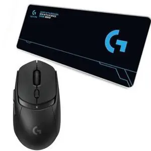Logitech G309 Wireless Gaming Mouse + DESK MAT F005-15-black Fine Surface Mouse Pad Combo, Dual-Mode Connectivity, Lightweight, HERO 25K Sensor 25600DPI, 80cm*30cm Low Friction, Long Thickened Logitech G309 Wireless Gaming Mouse + DESK MAT F005-15-black Fine Surface Mouse Pad Combo, Dual-Mode Connectivity, Lightweight, HERO 25K Sensor 25600DPI, 80cm*30cm Low Friction, Long Thickened