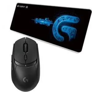 Logitech G309 Wireless Gaming Mouse + DESK MAT F005-3 black blue Fine Surface Mouse Pad Combo, Dual-Mode Connectivity, Lightweight, HERO 25K Sensor 25600DPI, 70cm*30cm Low Friction, Long Thickened Logitech G309 Wireless Gaming Mouse + DESK MAT F005-3 black blue Fine Surface Mouse Pad Combo, Dual-Mode Connectivity, Lightweight, HERO 25K Sensor 25600DPI, 70cm*30cm Low Friction, Long Thickened