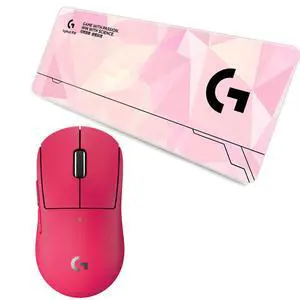 Logitech G PRO X Superlight 2c Red pink Mouse + F00514 pink 70cm Large Fine Surface Gaming Mouse Pad Combo, 51g Compact, 44K DPI Sensor, 8 kHz Polling, USBC Charging, Low Friction, NonSlip Rubber Logitech G PRO X Superlight 2c Red pink Mouse + F00514 pink 70cm Large Fine Surface Gaming Mouse Pad Combo, 51g Compact, 44K DPI Sensor, 8 kHz Polling, USBC Charging, Low Friction, NonSlip Rubber