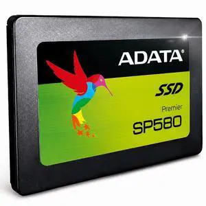 ADATA Premier SP580 240GB SATA III 2.5" Internal SSD, Up to 520MB/s Read, NoCache Design ADATA Premier SP580 240GB SATA III 2.5" Internal SSD, Up to 520MB/s Read, NoCache Design