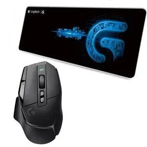Logitech G502 X LIGHTSPEED Wireless Gaming Mouse + F0053 blackblue Large Fine Surface Mouse Pad Combo, LIGHTFORCE Hybrid Switches, HERO 25K Sensor, Thickened, NonSlip Rubber Backing, Low Friction, Logitech G502 X LIGHTSPEED Wireless Gaming Mouse + F0053 blackblue Large Fine Surface Mouse Pad Combo, LIGHTFORCE Hybrid Switches, HERO 25K Sensor, Thickened, NonSlip Rubber Backing, Low Friction,