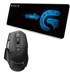 Logitech G502 X LIGHTSPEED Wireless Gaming Mouse + F0053 blackblue Large Fine Surface Mouse Pad Combo, LIGHTFORCE Hybrid Switches, HERO 25K Sensor, Thickened, NonSlip Rubber Backing, Low Friction, Logitech G502 X LIGHTSPEED Wireless Gaming Mouse + F0053 blackblue Large Fine Surface Mouse Pad Combo, LIGHTFORCE Hybrid Switches, HERO 25K Sensor, Thickened, NonSlip Rubber Backing, Low Friction,