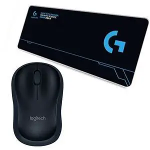 Logitech B175 Silent Wireless Mouse + F00515black Fine Surface Pad Combo, Micro Receiver, 1000DPI, Thickened, NonSlip Backing, Low Friction, 28*12*0.2in, 70cm*30cm*0.3cmBlack Logitech B175 Silent Wireless Mouse + F00515black Fine Surface Pad Combo, Micro Receiver, 1000DPI, Thickened, NonSlip Backing, Low Friction, 28*12*0.2in, 70cm*30cm*0.3cmBlack