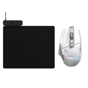 Logitech G502 X PLUS LIGHTSPEED White Wireless RGB Gaming Mouse + POWERPLAY 2 Black Wireless Rechargeable Mouse Pad Combo, HERO 25K Sensor, LIGHTFORCE Hybrid Switches, Low Friction Gaming Mat Logitech G502 X PLUS LIGHTSPEED White Wireless RGB Gaming Mouse + POWERPLAY 2 Black Wireless Rechargeable Mouse Pad Combo, HERO 25K Sensor, LIGHTFORCE Hybrid Switches, Low Friction Gaming Mat