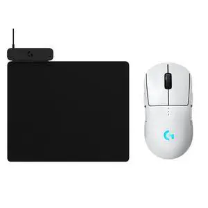 Logitech G PRO 2 LIGHTSPEED White Lightweight RGB Wireless Gaming Mouse + POWERPLAY 2 Black Wireless Rechargeable Mouse Pad Combo, Low Latency, 44K DPI, Low Friction Non-Slip Gaming Surface Logitech G PRO 2 LIGHTSPEED White Lightweight RGB Wireless Gaming Mouse + POWERPLAY 2 Black Wireless Rechargeable Mouse Pad Combo, Low Latency, 44K DPI, Low Friction Non-Slip Gaming Surface