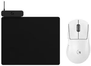 Logitech PRO X SUPERLIGHT 2 DEX White Lightweight RGB Wireless Gaming Mouse + POWERPLAY 2 Black Wireless Rechargeable Mouse Pad Combo, Low Latency, 44K DPI, 8kHz Polling, Low Friction NonSlip Logitech PRO X SUPERLIGHT 2 DEX White Lightweight RGB Wireless Gaming Mouse + POWERPLAY 2 Black Wireless Rechargeable Mouse Pad Combo, Low Latency, 44K DPI, 8kHz Polling, Low Friction NonSlip