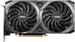 MSI Ventus GeForce RTX 3060 8GB GDDR6 PCI Express 4.0 ATX Graphics Card RTX 3060 VENTUS 2X 8G MSI Ventus GeForce RTX 3060 8GB GDDR6 PCI Express 4.0 ATX Graphics Card RTX 3060 VENTUS 2X 8G