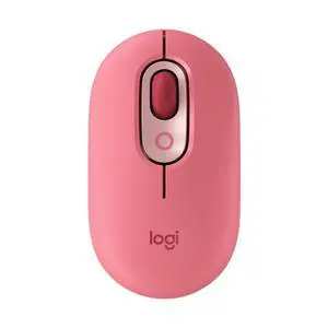 Logitech POP Mouse, Wireless Mouse with Customizable Emojis, SilentTouch Technology, Precision/Speed Scroll, Compact Design, Bluetooth, Multi-Device, OS Compatible - Heartbreaker Rose Logitech POP Mouse, Wireless Mouse with Customizable Emojis, SilentTouch Technology, Precision/Speed Scroll, Compact Design, Bluetooth, Multi-Device, OS Compatible - Heartbreaker Rose