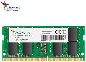 ADATA 8GB DDR4 3200MHz SODIMM Laptop Memory, 260Pin DDR4 SDRAM Notebook RAM ADATA 8GB DDR4 3200MHz SODIMM Laptop Memory, 260Pin DDR4 SDRAM Notebook RAM