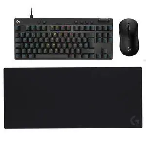 Logitech G PRO X Superlight 2c Mouse + G PRO X TKL RAPID Keyboard + G840 Mouse Pad Bundle, 51g Compact 44K DPI Sensor, Magnetic Analog Switches Rapid Trigger, Oversized Non-Slip Desk Mat, 35.43*15.75 Logitech G PRO X Superlight 2c Mouse + G PRO X TKL RAPID Keyboard + G840 Mouse Pad Bundle, 51g Compact 44K DPI Sensor, Magnetic Analog Switches Rapid Trigger, Oversized Non-Slip Desk Mat, 35.43*15.75