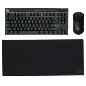 Logitech G PRO X Superlight 2 SE Mouse + G PRO X TKL Lightspeed Keyboard + G840 Mouse Pad Bundle, 60g Pro-Grade 44K DPI Sensor, PBT Keycaps Linear GX Red Switches, Oversized Non-Slip Stable Desk Mat, Logitech G PRO X Superlight 2 SE Mouse + G PRO X TKL Lightspeed Keyboard + G840 Mouse Pad Bundle, 60g Pro-Grade 44K DPI Sensor, PBT Keycaps Linear GX Red Switches, Oversized Non-Slip Stable Desk Mat,