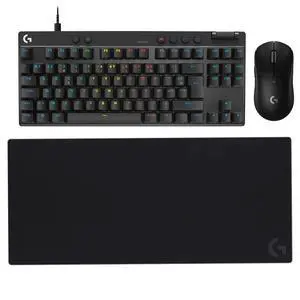 Logitech G PRO X Superlight 2 SE Mouse + G PRO X TKL RAPID Keyboard + G840 Mouse Pad Bundle, 60g Pro-Grade 44K DPI Sensor, Magnetic Analog Switches Rapid Trigger, Oversized Non-Slip Smooth Desk Mat, Logitech G PRO X Superlight 2 SE Mouse + G PRO X TKL RAPID Keyboard + G840 Mouse Pad Bundle, 60g Pro-Grade 44K DPI Sensor, Magnetic Analog Switches Rapid Trigger, Oversized Non-Slip Smooth Desk Mat,