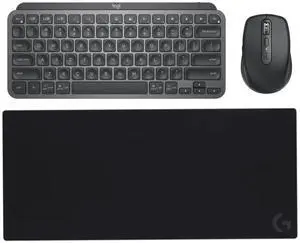 Logitech MX Anywhere 3S + MX Keys Mini + G840 Bundle, 8000DPI, 6 Buttons, Cross-Computer Control Compact Wireless Mouse, Minimalist Backlit Bluetooth Keyboard, 35.43*15.75in Oversized Desk Mat Logitech MX Anywhere 3S + MX Keys Mini + G840 Bundle, 8000DPI, 6 Buttons, Cross-Computer Control Compact Wireless Mouse, Minimalist Backlit Bluetooth Keyboard, 35.43*15.75in Oversized Desk Mat