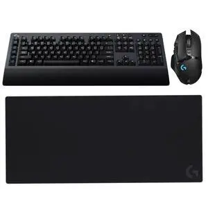 Logitech G502 LIGHTSPEED + G613 + G840 Bundle, Wireless Gaming Mouse with HERO 16K Sensor, Tunable Weights & LIGHTSYNC RGB, Dual-Mode Romer-G T Mechanical Keyboard, 35.43*15.75in Non-Slip Mouse Pad Logitech G502 LIGHTSPEED + G613 + G840 Bundle, Wireless Gaming Mouse with HERO 16K Sensor, Tunable Weights & LIGHTSYNC RGB, Dual-Mode Romer-G T Mechanical Keyboard, 35.43*15.75in Non-Slip Mouse Pad