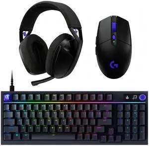 Logitech G304X Wireless Mouse + G316X Mechanical Keyboard + G321 Wireless Headset Gaming Bundle, 25600DPI Macro Mouse, 8KHz Low Latency Keyboard, 16kHz Mic Lightweight Combo for Gaming & Office Logitech G304X Wireless Mouse + G316X Mechanical Keyboard + G321 Wireless Headset Gaming Bundle, 25600DPI Macro Mouse, 8KHz Low Latency Keyboard, 16kHz Mic Lightweight Combo for Gaming & Office