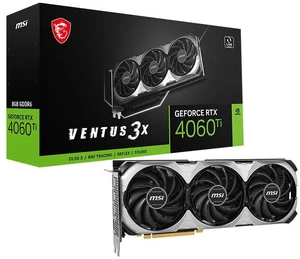 MSI Ventus GeForce RTX 4060 Ti 8GB GDDR6 PCI Express 4.0 x16 Graphics Card, RTX 4060 Ti VENTUS 3X 8G MSI Ventus GeForce RTX 4060 Ti 8GB GDDR6 PCI Express 4.0 x16 Graphics Card, RTX 4060 Ti VENTUS 3X 8G