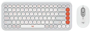 Logitech POP ICON COMBO Bluetooth Keyboard and Mouse, Compact TKL Bluetooth Keyboard and Mouse Bundle with Programmable Quiet Keys and Buttons -off-white Logitech POP ICON COMBO Bluetooth Keyboard and Mouse, Compact TKL Bluetooth Keyboard and Mouse Bundle with Programmable Quiet Keys and Buttons -off-white